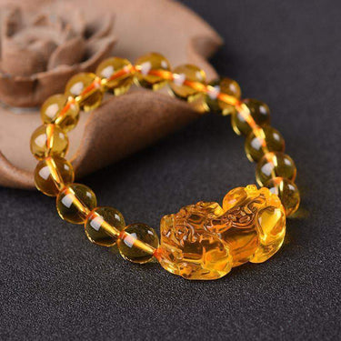 Feng Shui PIXIU Crystal Natural Stone Lucky Amulet Obsidian Bracelet-Your Soul Place